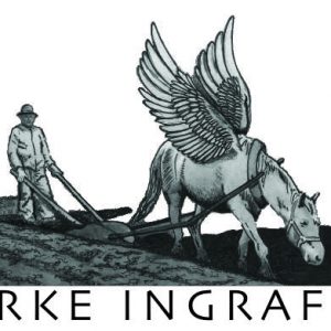 Burke Ingraffia black pegasus logo