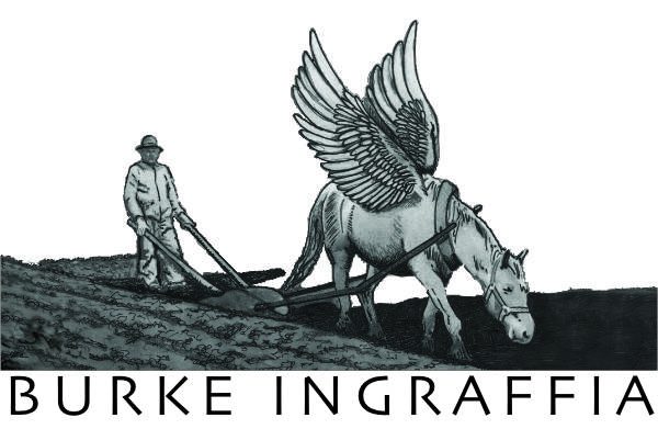 Burke Ingraffia black pegasus logo