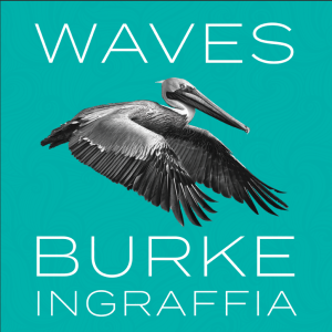 Burke Ingraffia Waves sticker with pelican